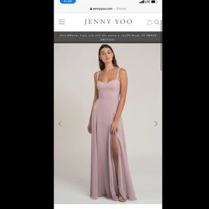 Brand new Jenny Yoo Harris dress in fig